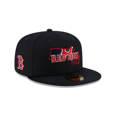 Sapca New Era Boston Red Sox MLB Local 59FIFTY Fitted - Albastri